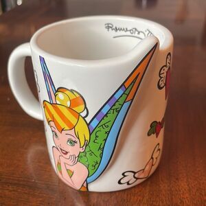 Disney Tinker Bell Romero Britto Artist Mug Cup